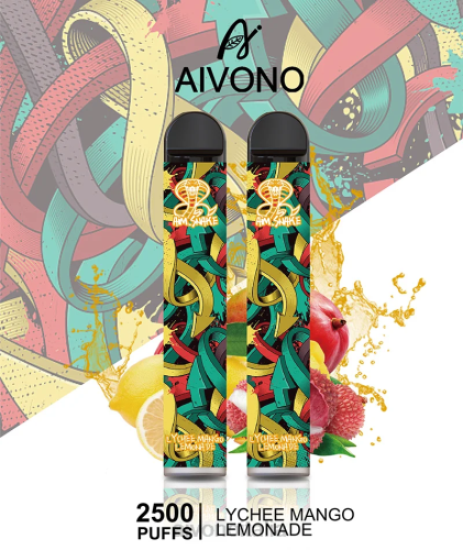 Aivono AIM SNAKE 2500 limonata al litchi e mango V4FX308 - Vape Aivono Italia
