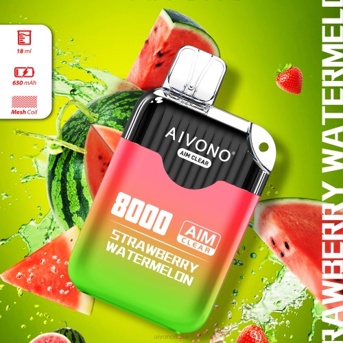 Aivono AIM CLEAR 8000 anguria alla fragola V4FX208 - Vape Aivono Italia