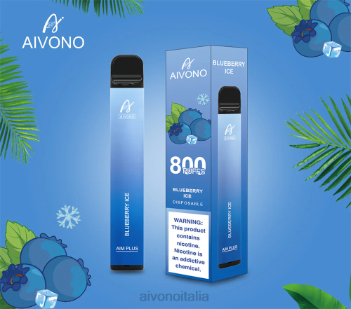 Aivono AIM PLUS 800 ghiaccio al mirtillo V4FX175 - Aivono Puffs Italia